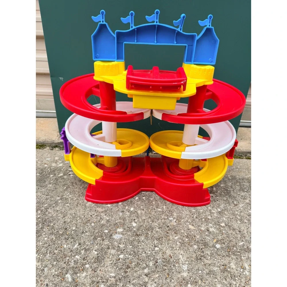 Fisher-Price Little People Toy Story 4 Carnival‎ Spiral Speedway Race Track Toy